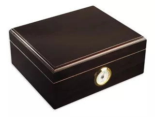 Stateman Humidor Para Puros Cap 30-50 Importado Mahogany