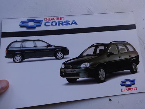 Folleto Agencia Chevrolet Corsa Wagon Catalogo No Manual