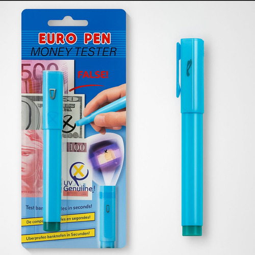 Kit 5 Canetas Uv Para Identificar Nota Falsa/dinheiro Falso