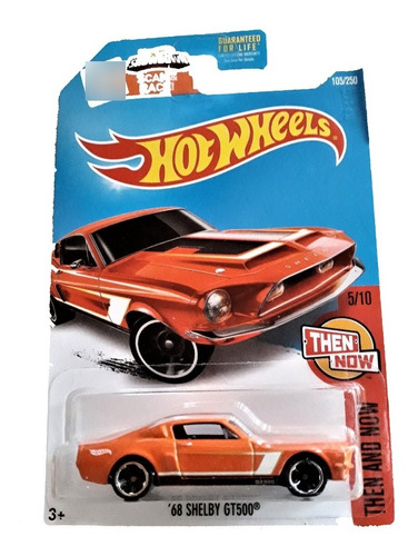 Hot Wheels '68 Shelby Gt500 Hw Then And Now Retira Envíos  
