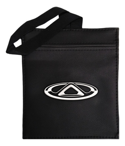 Bolsa  De Basura Para Carro Chery  Logo Blanco.