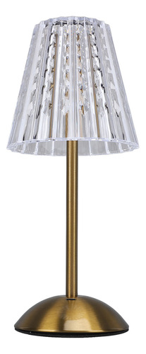 Mesita De Noche Crystal Table, Regulable, Recargable Por Usb