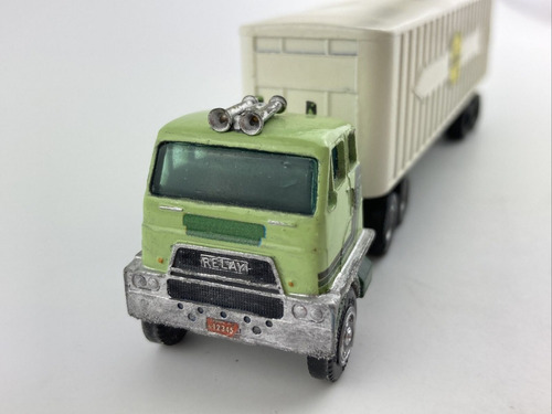 Camion Hendrickson Con Remolque De Metal Escala 1/87 Lesney