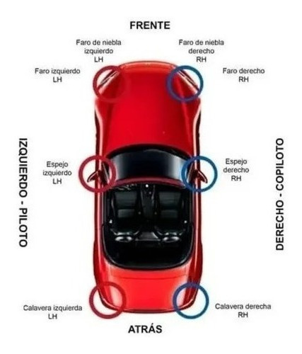 Faro Corolla 2017 2018 2019 Base/ C/ Le Led Copiloto Derecho
