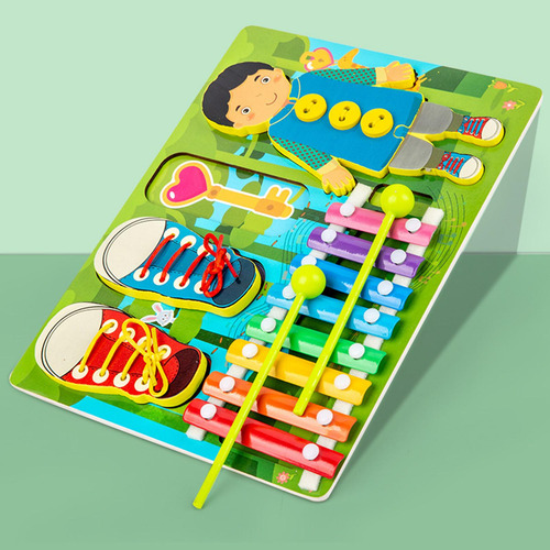 Busy Board Para Niños, Juguete Sensorial Busy Board Montesso