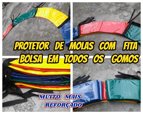 Protetor Reforçado+60 Mola P/pula Pula 3.00 Á 3.10 Mts+brind