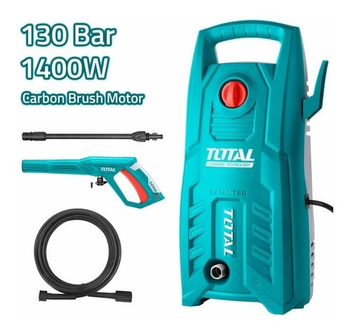 Hidrolavadora Profesional 130bar 1400w + Pistola Total
