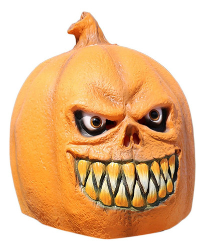 Máscara De Cabeza De Halloween, Máscara De Calabaza De