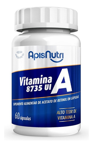 Vitamina A - 280mg (60 Caps) - Padrão: Único Natural