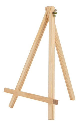 Yz Trípode De Madera Portátil Tablero De Exhibición 14x20cm