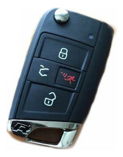 Funda Llave Silicon 4 Espada For Vw Tiguan R-line 2023 2024
