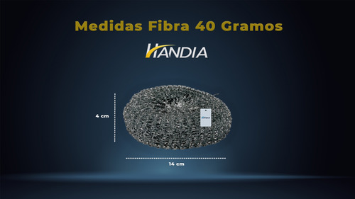 Fibra De Acero Metalica Lava Trastes Set 3 Unidades 40gramos