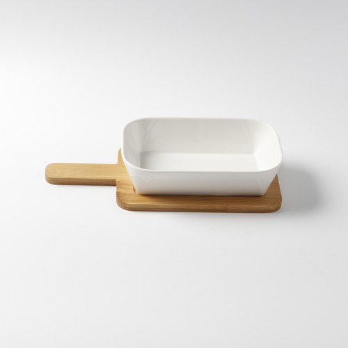 Bowl De Comida Para Centro De Mesa De Ceramica Blanco