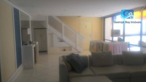Imagem 4 de 30 de Cobertura No Condomínio Sorocotuba - Praia Do Sorocotuba - Guarujá - Co0341