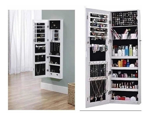Imagen 1 de 6 de Mueble Espejo Joyero De Pared Al Mejor Precio