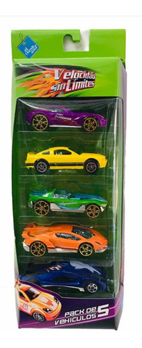 Autos Metal Set X 5 Autitos El Duende Azul New 6234 Bigshop