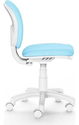 Silla De Escritorio Ergonómico Para Niños Azul Algodón