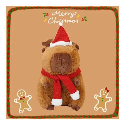 Peluche De Juguete Capivara Filó Regalo De Navidad 30 Cm A