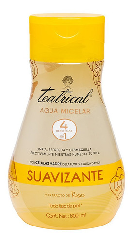 Teatrical Agua Micelar Suave 600 Ml