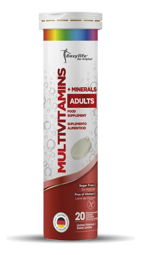 Easylife Multivitamínico+minerales 20 Tabletas Efervescentes