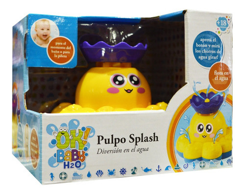 Pulpo Splash Ok Baby Juego Para El Baño Full