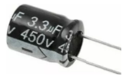 10- Capacitor Electrolitico  Radial 3,3x450 Marca Rec 85°