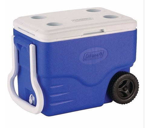 Caixa Geladeira Termica Com Roda 37,9l Azul Coleman 18468