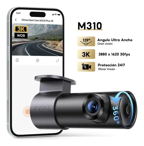 70mai M310 Cámara de Auto 3K (Vigilancia 24h)