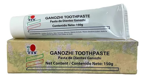 Pasta De Dientes Ganozhi  Dxn Contenido 150 Gramos