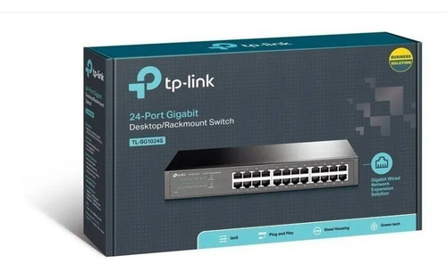 Imagen 1 de 2 de Switch Tp-link 24 - Puertos Gigabit Tl-sg1024s