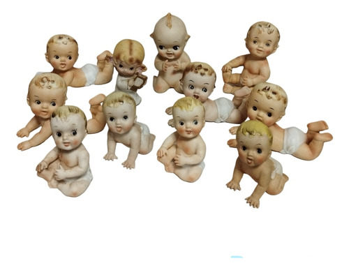 Baby's Niños Porcelana Vintage Adorno Decorativo 11 Und 