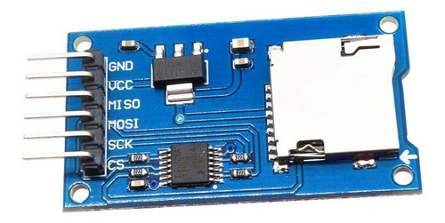 Módulo Para Cartão Micro Sd Automação Leitor Gravador Spi