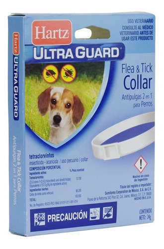 Imagen 2 de 4 de Hartz Collar Para Perros Antipulgas 2 En 1 Duración 7 Meses