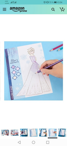 Disney Frozen 2 Mesa Iluminación Bocetos Diseños Moda Estilo