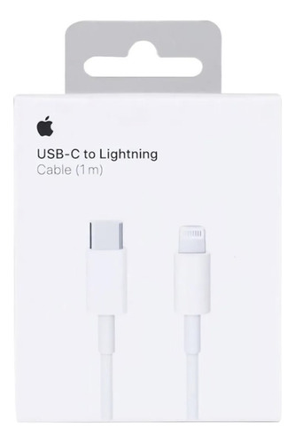 Cable De Datos Y Carga Usb-c (type C) A Lightning iPhone -