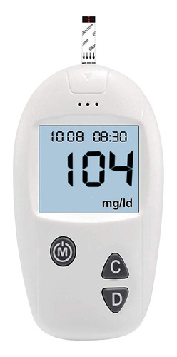 Kit De Análisis De Azúcar En Sangre, Diabetes Medidor De Glu