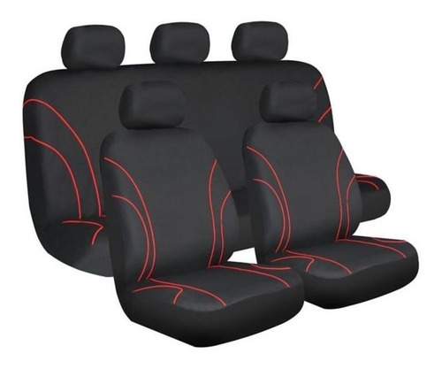 Cubre Asiento Polyester Negro