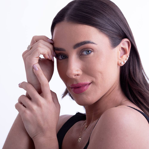 Anel PavĂȘ Quadrado Em Ouro 18k Com 40,5 Pontos De Diamante A