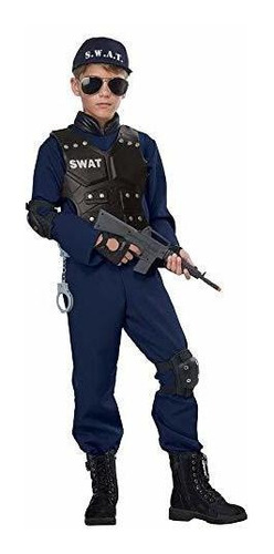 Brand: California Costume  Child Junior Swat Large