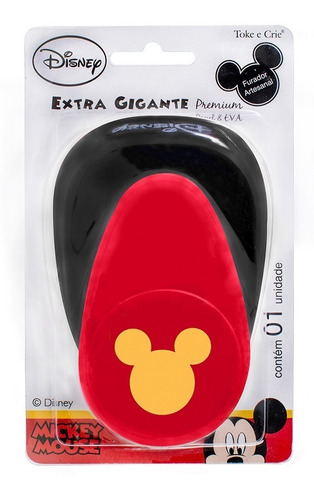 Furador Mickey Mouse - Cabeça - Extra Gigante Toke E Crie