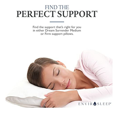 Envirosleep Dream Surrender Estandar Almohada Set 2 Almohad
