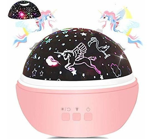 Unicorn Gifts For Girls Star Night Light Projector Jugu...