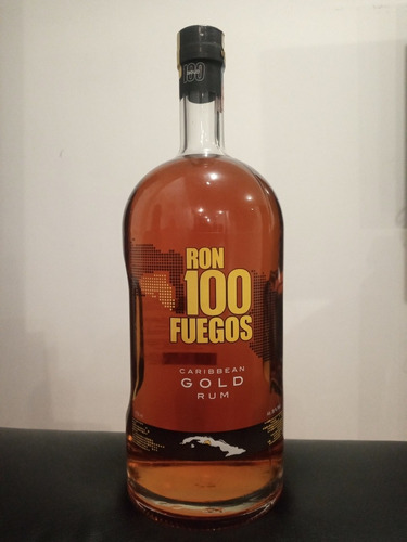 Ron Gold, 100 Fuegos, 1.75 Lt