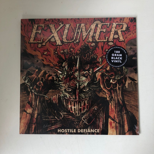 Lp Preto Exumer Disco De Vinil Hostile Defiance 2019 Lacrado