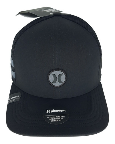 Imagem 2 de 6 de Boné Hurley Dry Fit Aba Curva Modelo Phantom