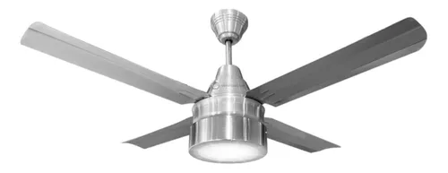 comprar Ventilador De Techo Con Luz Platil Ventiservice Palas Acero