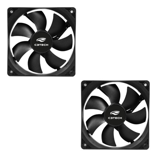 Cooler Fan Storm 8cm 80mm Ventoinha  Pc Gabinete Gamer Kit 2