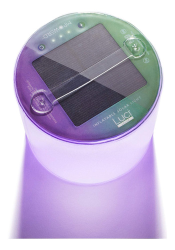 Mpowerd Luci Color - Luz Solar Inflable Multicolor, Acabado