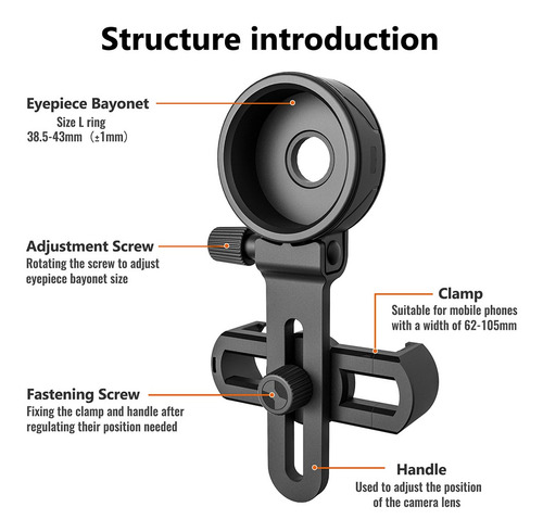 Soporte Universal Para Adaptador De Teléfono Celular, Clip D