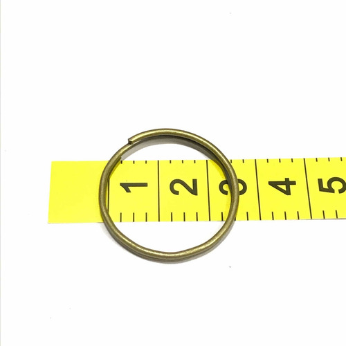 Imagen 3 de 5 de Argolla Llaveros Sin Fin 25mm Metal X 100u.